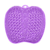 BESKAR XL foot scrubber mat bristles clean and massage feet in the shower.