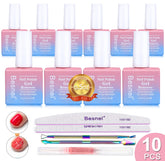 BESNEL gel nail polish remover packaging shows a compact home kit for easy at-home removal