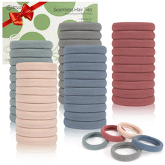 Bessrung lake-blue hair ties pack open showcases versatile ponytail options