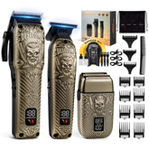 BESTBOMG BS-807E hair clipper front view for precise home grooming.