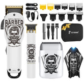 BESTBOMG hair clippers professional front view highlights precision for clean fades