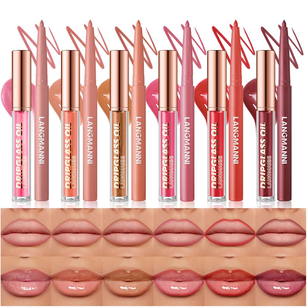BestLand lip kit matte liners: precise definition for bold color
