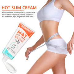 Bestniffes fat burner cream applying to skin demonstrating quick absorption.