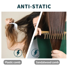 BESTOOL long-hair care comb helps manage long, thick textures without snagging