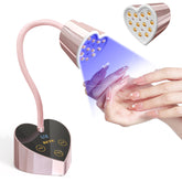 BETE mini UV nail lamp with folding gooseneck for precise at-home curing.