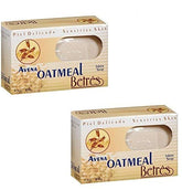 Betres Avena Oatmeal Bar Soap 2-Pack front view highlights gentle cleansing for sensitive skin.