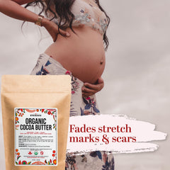Better Shea Butter cocoa butter food-grade note—eco-friendly packaging.