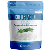 Better Bath Better Body Cold Season Bath Salt poured into a warm tub for relaxation