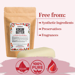 Better Shea Butter Kokum Butter melt-application demonstrates easy incorporation into lotions and bars