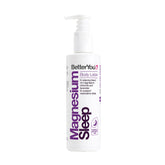 BetterYou Magnesium Sleep Body Lotion bottle highlights a calming nightly ritual with lavender and chamomile.