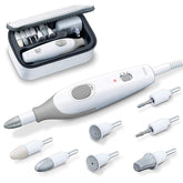 Beurer MP32 nail drill attachments ready for precise at-home manicures.
