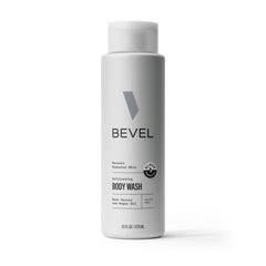 Bevel Exfoliating Body Wash Dark Cassis bottle for a refreshing daily cleanse