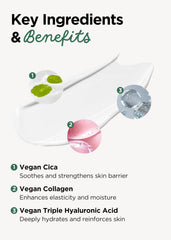 BE+WANTS mushroom extract neck cream reduces puffiness and defines jawline.