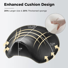 BEWISHOME saddle stool metal base provides strong support for long hours