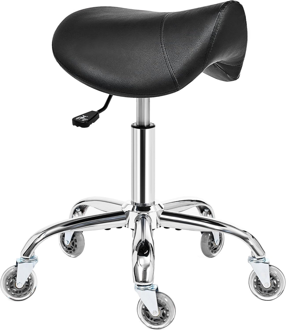 BEWISHOME saddle stool seat padding provides all-day comfort during long appointments