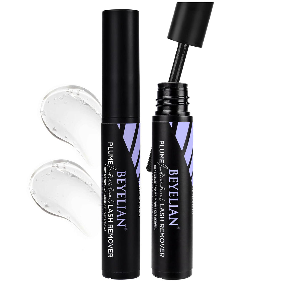 BEYELIAN Lash Remover bottle closeup shows compact 5g design for on-the-go use.