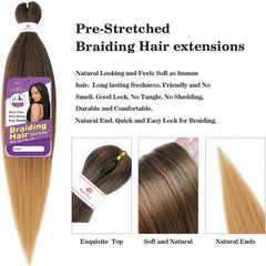Beyond Beauty itch-free braiding hair close-up emphasizes comfortable wear without irritation