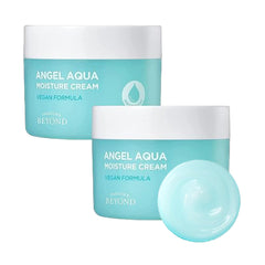 BEYOND Cream bottle front showcases lightweight hydration for instant soothing.