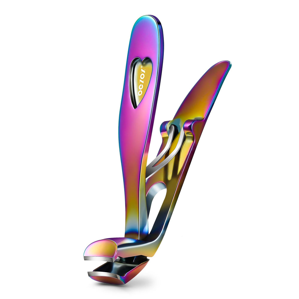 BEZOX angled head toe nail clipper detailed view for precision trimming