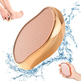 BEZOX Glass Foot File crystal-pedicure-scrubber smooths rough skin at home.