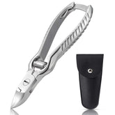 BEZOX heavy-duty podiatrist toenail clippers with steel body for reliable grooming