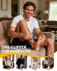 BEZOX senior-friendly design supports arthritis or reduced hand strength.