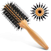 BFWood round brush blowout 1.2-inch roller delivers swift heat convection for smoother styling.