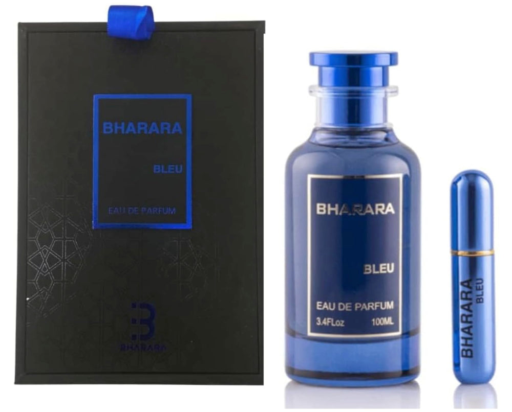 B Bharara Bleu Pour Homme bottle shown for confident daytime wear and subtle evening transitions.