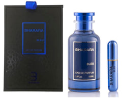 B Bharara Bleu Pour Homme bottle shown for confident daytime wear and subtle evening transitions.