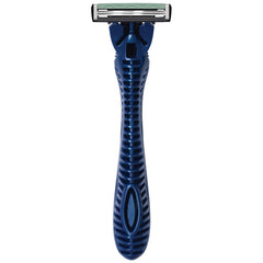 BIC Flex2 Hybrid rotating head closeup highlights adaptive pivot for contouring every angle.