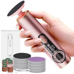 Bicboz electric foot callus remover front view highlights secure grip for safe use