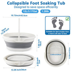 BIDFUL 12-liter foot bath in use delivering spa-like relaxation at home