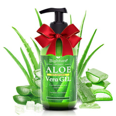 BIGHTURE Aloe Vera Gel from fresh leaves for pure skin hydration.