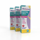 Bikini Zone medicated aftershave creme lidocaine tube may ease razor burn after shaving