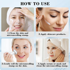 BIKTIC Derma Stamp easy-clean surfaces for hygienic home skincare.