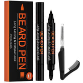 BIKTIC beard pen filler 3-pack packaging shows easy grooming kit for on-the-go touch-ups.