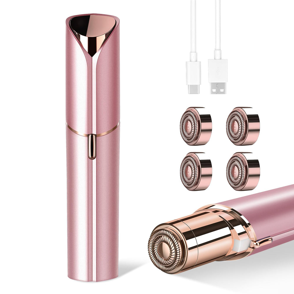 Bikurpia facial epilator head close-up for precise hair removal on cheeks and upper lip.