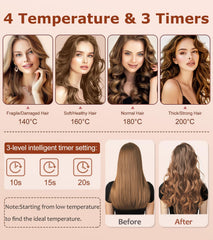 BILITOK Auto Hair Curler anti-scald design enhances safer at-home styling.