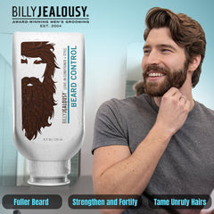 Aloe leaf juice visual from Billy Jealousy Original Beard Control nourishes hair.