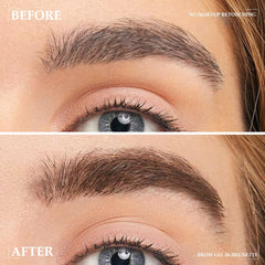 BINGBRUSH waterproof transfer-proof brow gel demonstrates lasting hold for daily wear.
