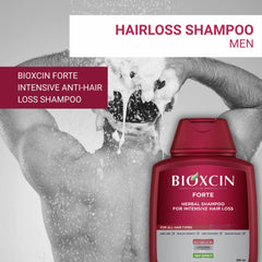 BIOXCIN herbal shampoo foam lather demonstrates daily-use, hypoallergenic formula for sensitive scalp comfort.