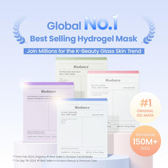 BIODANCE Hydro Cera-nol mask application demonstrating soothing, cooling care