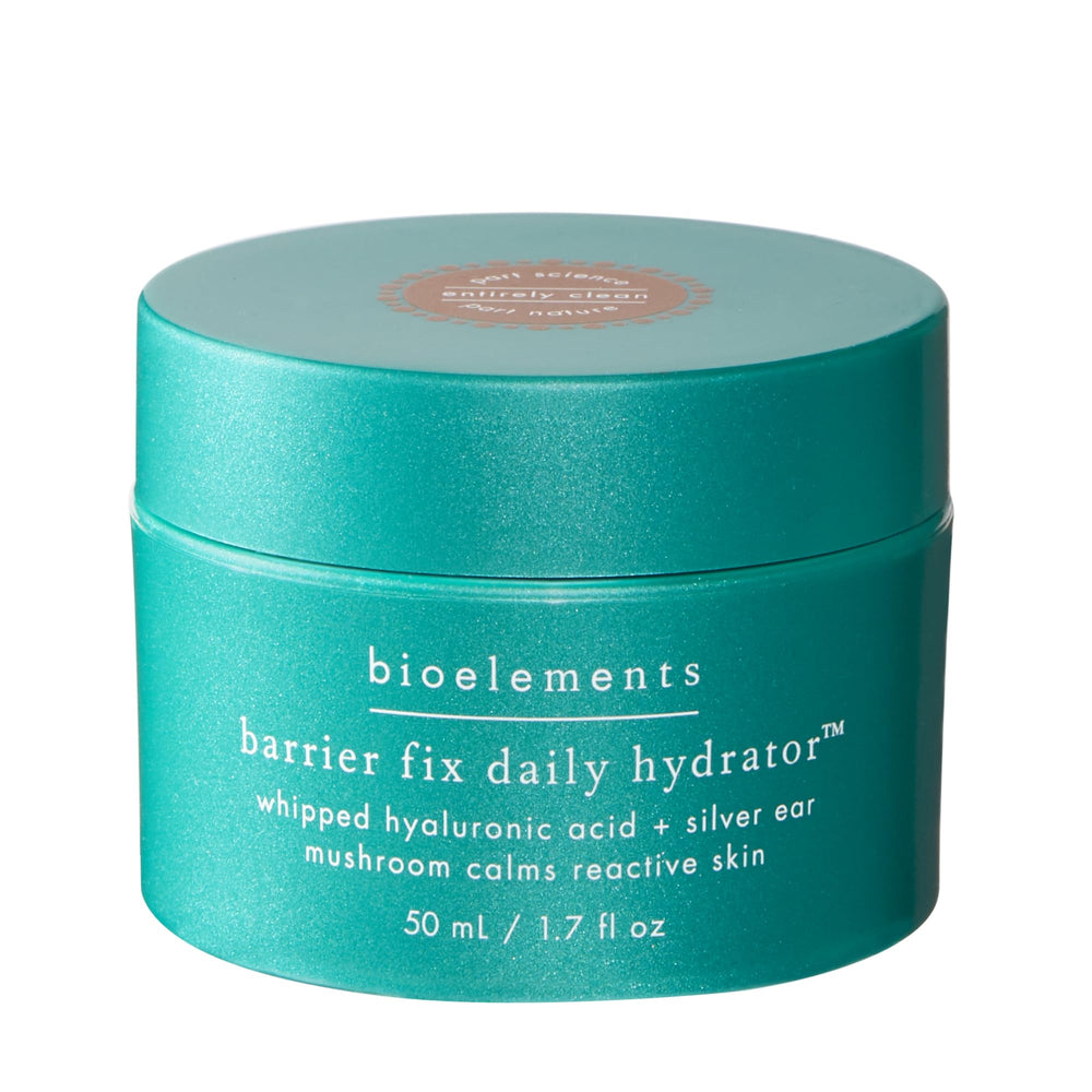 Bioelements Barrier Fix tube closeup signals soothing hydration for sensitive skin