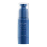 Bioelements Moisture x10 bottle closeup signals daily hydration potential for dry and combo skin.