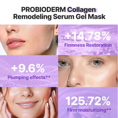BIOHEAL BOH PROBIODERM hydrogel transparency shows lightweight, breathable layer on the face.