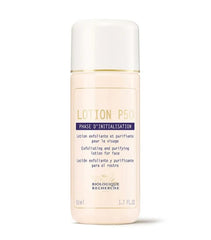Biologique Recherche Lotion P50 travel face view for daily skin refinement.