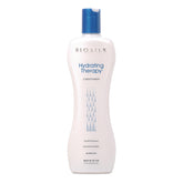 BioSilk Hydrating Conditioner bottle promises smooth, moisturized hair.