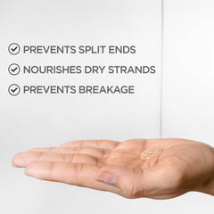 BioSilk Silk Therapy Original bottle pour demonstrates easy application and quick absorption