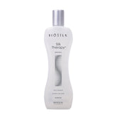 BioSilk Silk Therapy Original bottle with pump for effortless application and weightless conditioning.