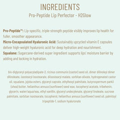 BIOSSANCE Pro-Peptide Lip Perfector silky glossy finish on lips